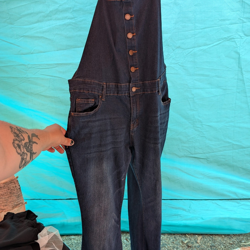Men's Blue Denim Overalls